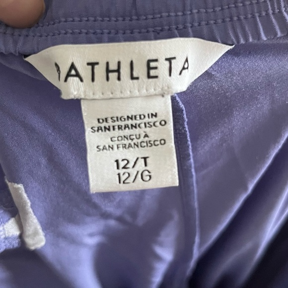 Athleta Pants Women's 12T 12 Tall Arrival Straight Leg Ankle Adonis Purple - Picture 7 of 8